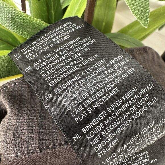 Liverpool Madonna Legging Dark Chocolate Brown Mini Stripe Pull On Pant Size‎ 10 - Picture 11 of 11